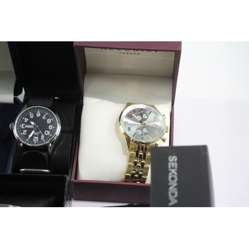 647 - Job Lot Assorted Boxed Watches Quartz Lorus Ben Sherman UNTESTED