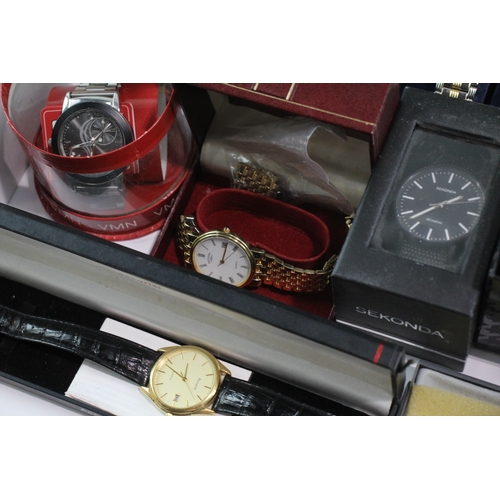 647 - Job Lot Assorted Boxed Watches Quartz Lorus Ben Sherman UNTESTED