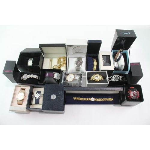 651 - Job Lot Assorted Boxed Watches Quartz Avia Accurist UNTESTED