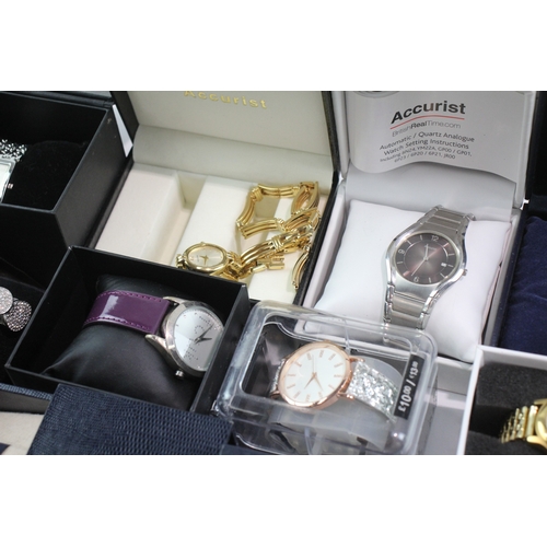 651 - Job Lot Assorted Boxed Watches Quartz Avia Accurist UNTESTED