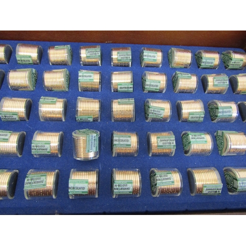21 - Danbury Mint US Presidential Dollar uncirculated collection set.