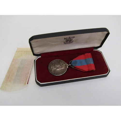 31 - Boxed Imperial Service medal to Charlie Green.