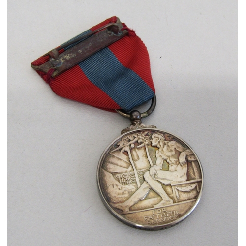 31 - Boxed Imperial Service medal to Charlie Green.