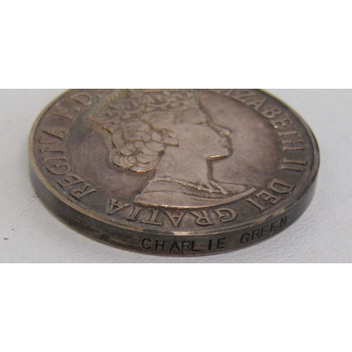 31 - Boxed Imperial Service medal to Charlie Green.