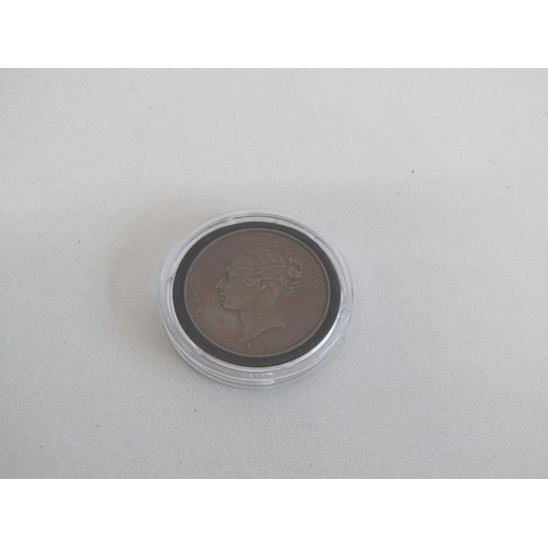 47 - 1853 uncerculated Queen Victoria one penny very rare in this condition.