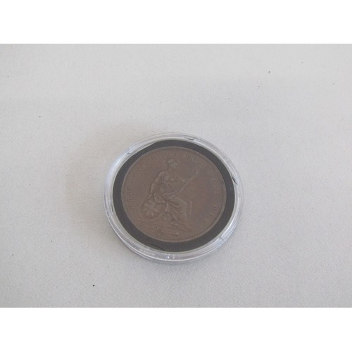47 - 1853 uncerculated Queen Victoria one penny very rare in this condition.