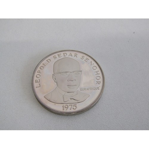 48 - Silver 925% Senghor 50 Francs 28-28 Grams, uncerculate.