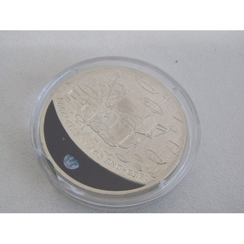 49 - Two commemrotive coins Moon landing and Trafalger