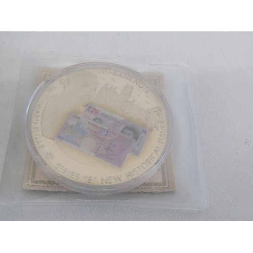 50 - Three 2oz coins history of British currency
