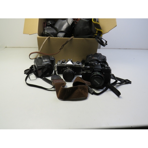 407 - Job lot of assorted cameras