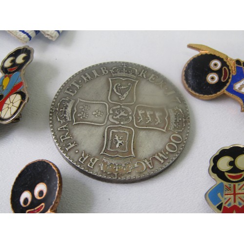 37 - Various pin badges, medals etc