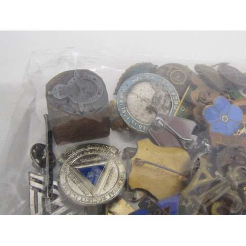 17 - Large collection of pin badges etc
Approx. weight in grams 410