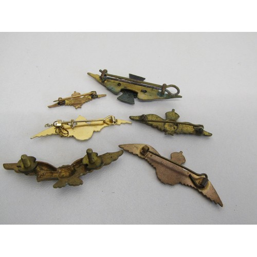 7 - Five RAF sweetheart  badges
