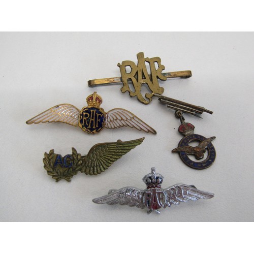 9 - Five RAF sweetheart badges