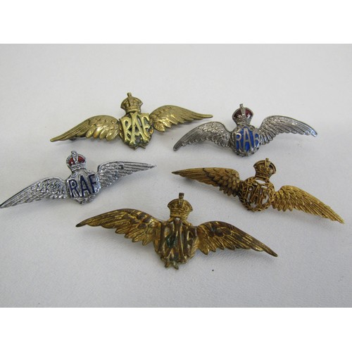 8 - 5 RAF sweetheart  badges