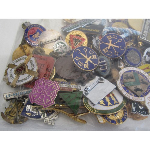 13 - Large collection of pin badges etc
Approx. weight in grams 605