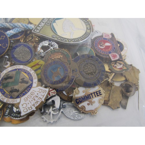 13 - Large collection of pin badges etc
Approx. weight in grams 605