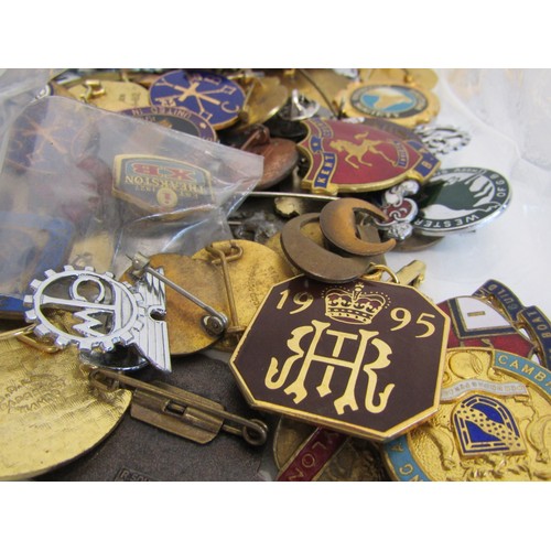 13 - Large collection of pin badges etc
Approx. weight in grams 605