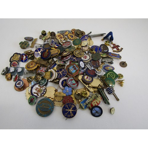 12 - Large collection of pin badges etc
Approx. weight in grams 690
