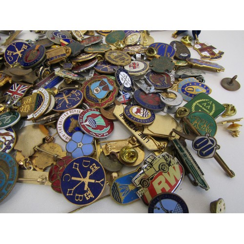 12 - Large collection of pin badges etc
Approx. weight in grams 690