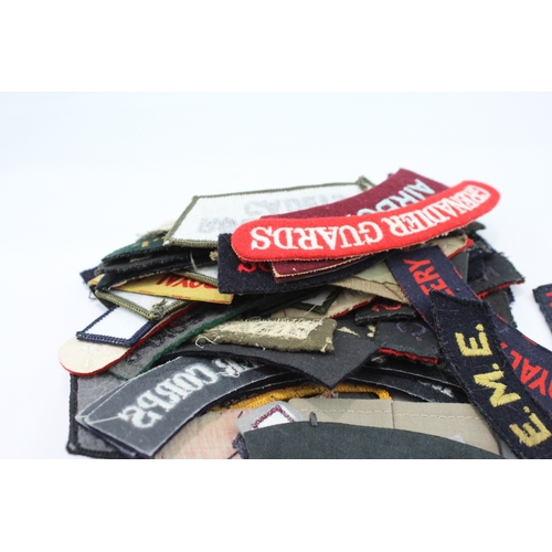 450 - Mixed Military Shoulder Titles Inc RAC, Grenadier Gaurds Etc