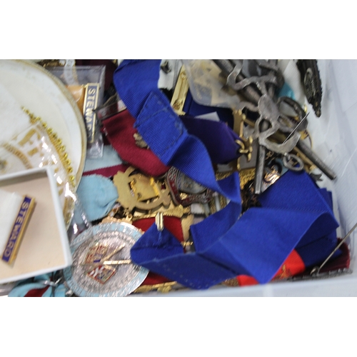 498 - Mixed Masonic Jewels Collection Lot Inc Regelia, Jewels, Color Jewels RMIG 1954