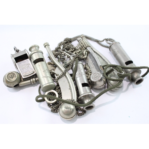 544 - Mixed Whistles Lot Inc ARP, Military Bosun, Police, Etc