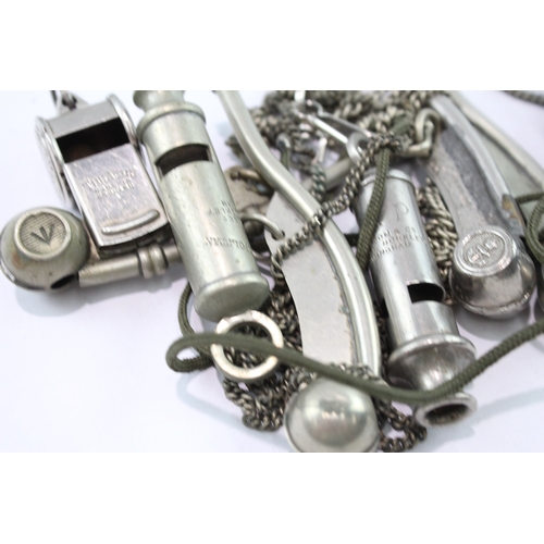 544 - Mixed Whistles Lot Inc ARP, Military Bosun, Police, Etc