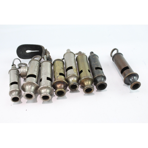 544 - Mixed Whistles Lot Inc ARP, Military Bosun, Police, Etc