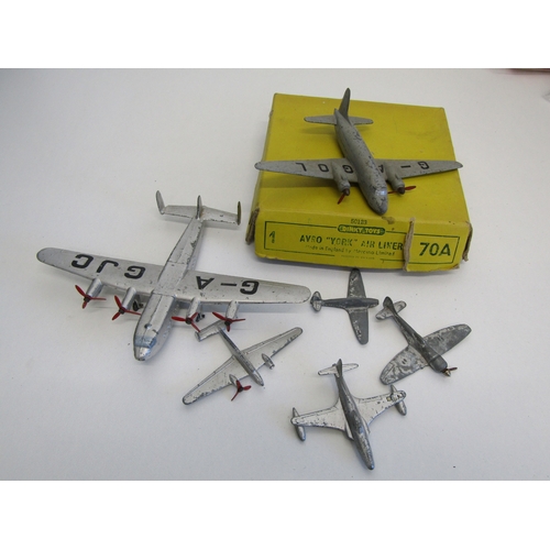 44 - Diecast model aircraft including Dinky Avro York Air Liner.