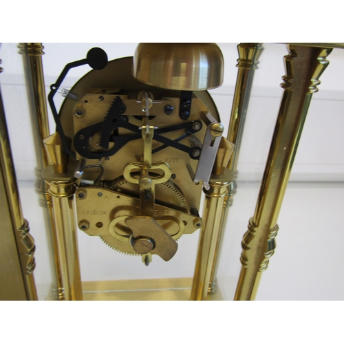 50 - Vintage Rapport brass carriage clock with key and boxed as new.