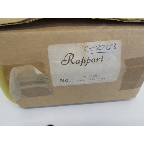 50 - Vintage Rapport brass carriage clock with key and boxed as new.