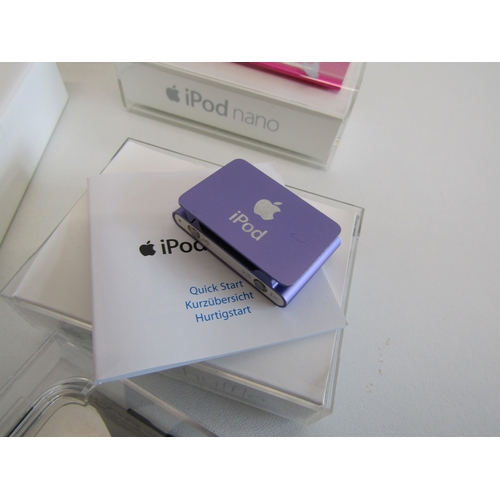 74 - Retro Apple iPod collection includes boxed iPod Mini, iPod Shuffle, iPod nano etc - untested.