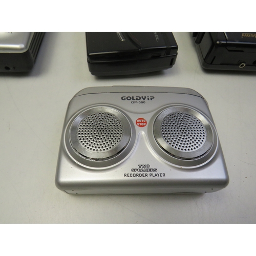 280 - Retro electronics bundle portable CD players, Cassette recorders and Walkman.