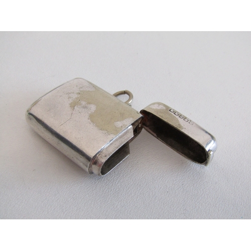 84 - Three vintage silver plated vesta cases.