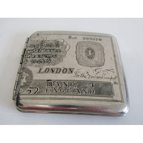 83 - Vintage cigarette case and vesta case.