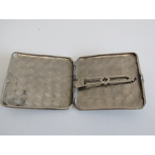 83 - Vintage cigarette case and vesta case.