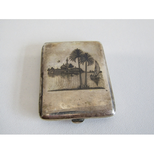 83 - Vintage cigarette case and vesta case.