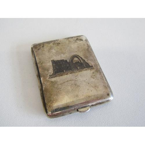 83 - Vintage cigarette case and vesta case.