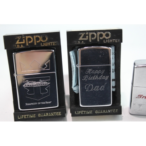 465 - Zippo Pocket Lighter Tobacciana Collectables Inc Silver Plate, Engraved, Boxed