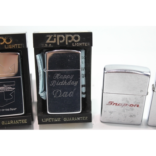465 - Zippo Pocket Lighter Tobacciana Collectables Inc Silver Plate, Engraved, Boxed