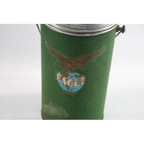 485 - Eagles Brand Large Thermus Bottle Retro Swing Handled Vintage