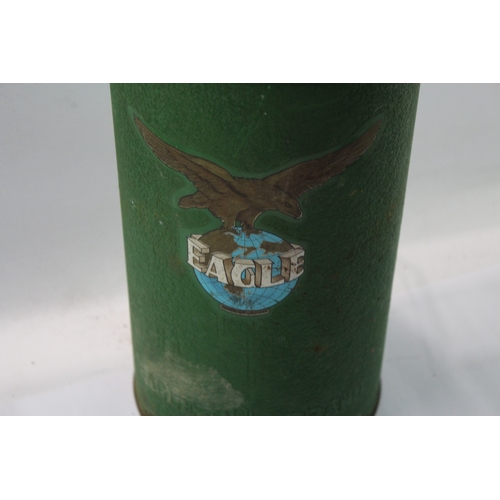 485 - Eagles Brand Large Thermus Bottle Retro Swing Handled Vintage