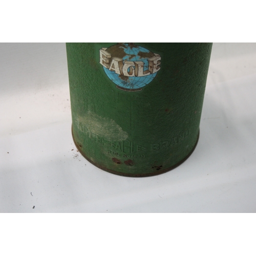 485 - Eagles Brand Large Thermus Bottle Retro Swing Handled Vintage