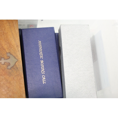 491 - Boxed Mixed Whistles Inc Police, Bosun, Wooden Etc