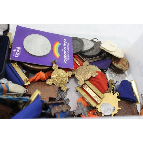 494 - Mixed Nursey, Religious & Rhubarb Medals, Medallions In Boxed, Brass RSPCA