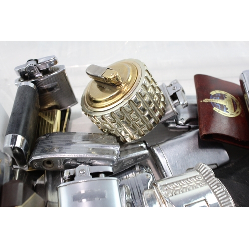 497 - Mixed ronson & Colibri Smoking Collectables Inc Cigarette Case & Table Lighters