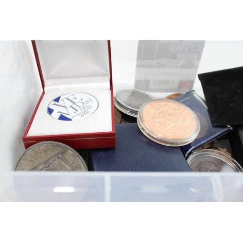 505 - Mixed Commemorative Medals & Medallions Inc George Fredrick Handle, Boxed Etc