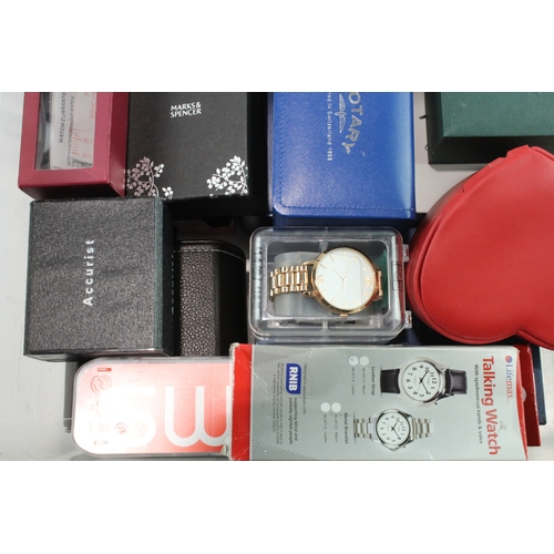 510 - Job Lot Untested Boxed Quartz Watches Rotary Swatch