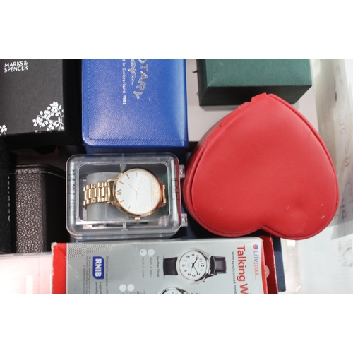 510 - Job Lot Untested Boxed Quartz Watches Rotary Swatch